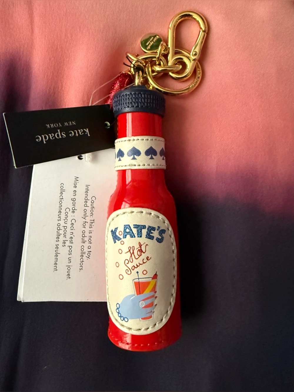 NWT Kate Spade Spice It Up Embellished Bag Charm